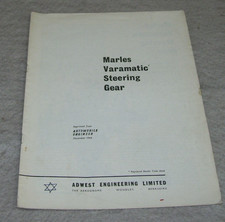 MARLES VARAMATIC STEERING GEAR JAGUAR MK X AUTOMOBILE ENGINEER REPRINT DEC 1964