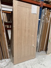 2040x926mm 40mm Oak Veneer Cottage Internal