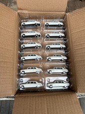 180x Wholesale Joblot Kids White Metal Toys Cars Gifts Bulk Clearance Market NEW