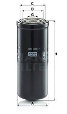 Filter, operating hydraulics