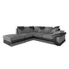 Corner jumbo cord sofa set - cord,