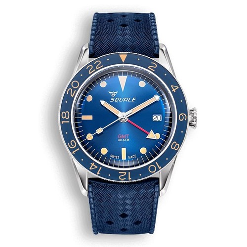 Squale sub gmt vintage blue - vintage,