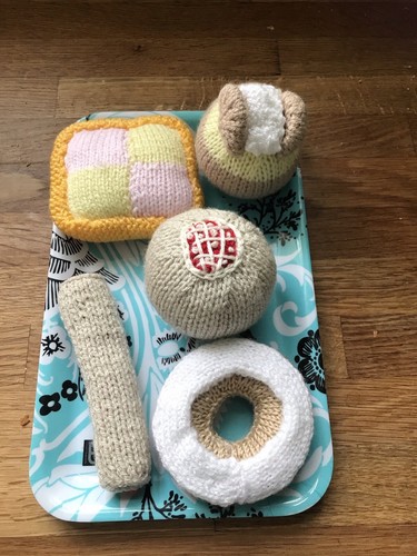 Hand knitted toy - hand,