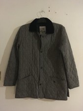 JOHN PARTRIDGE GREY MENS QUILTED JACKET SIZE M