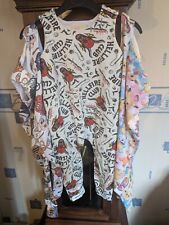 DAISY & DOT GIRLS HANDMADE DUNGAREES X 3.  AGE 2/3