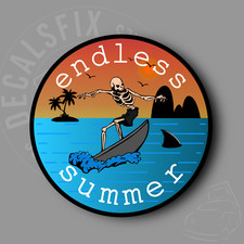 SKELETON  SURFER HAWAI VANLIFE