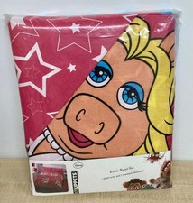 The Muppets - Miss Piggy "Think Pink" Double Duvet & Pillow Set **Brand New**