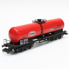 Lima Red Long Texaco Fuel Oil Tanker Wagon OO Gauge