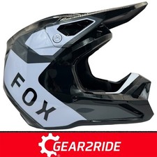 2025 FOX MX Helmet - Fox Racing V1 Lean Black MIPS Motocross Enduro Helmet