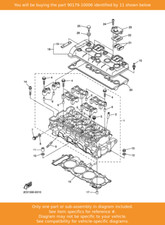 YAMAHA Nut, 90179-10006 OEM