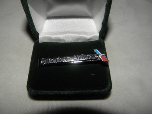 American airline tie bar - airline,