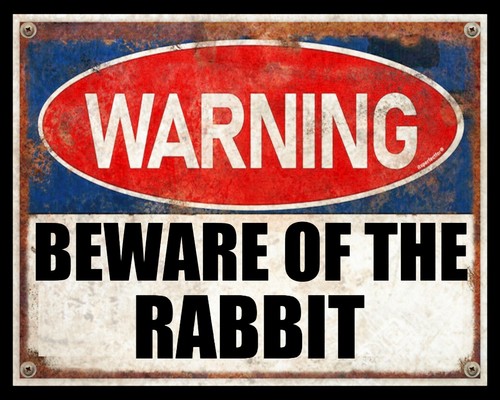 Beware the rabbit easter - beware, of