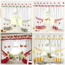 Kitchen Window Curtains Pair