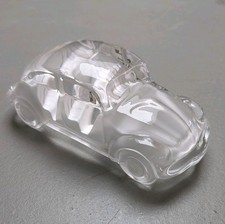 Haf Bauer Vw Beetle Paper Weight Ornament Vintage Car Collectible glass crystal