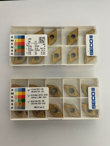 Dnmg seco carbide - 15...,
