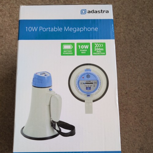 Adastra portable megaphone - portable,