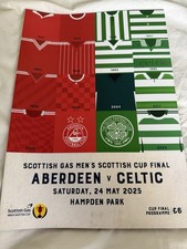 Aberdeen V Celtic Scottish Cup