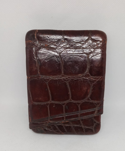 Antique crocodile skin - crocodile, cigar