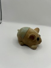 Zhu Zhu Pets Hamster Babies Plastic Flocked Fuzzy Roll Around 2009 Cepia Toy