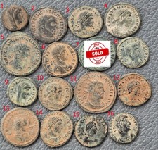 Ancient Roman Coins - 16 Roman