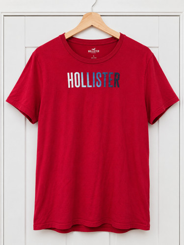 Hollister men red logo - hollister,