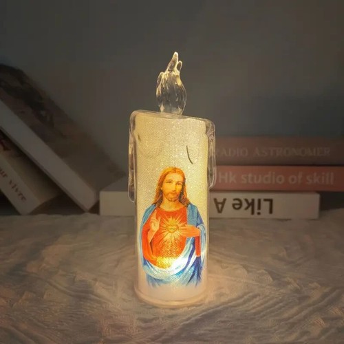 Led prayer flameless candles - led,
