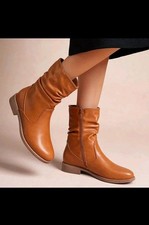 Women's Long Faux Leather