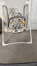Graco Baby Delight Compact Swing Elephant Print - 2 Speed, Tested & Working