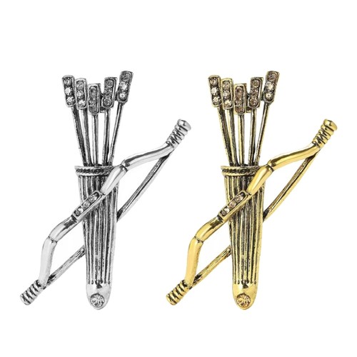 Vintage arrows quiver - quiver, brooch