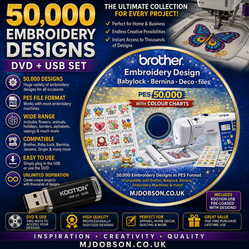 50000 pes embroidery designs - 50000,