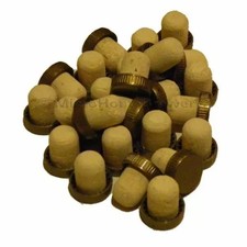 Plastic Top Corks 25pk GOLD Wine Bottle Press Tops Homebrew Cider & Wine Making