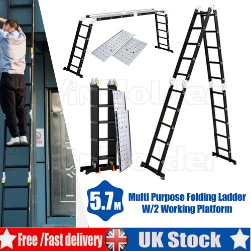 Multipurpose folding ladder - multipurpose,