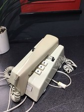 VINTAGE BT 1970's GPO TRIM PHONE  - #8766 - PUSH BUTTON DIAL  TELEPHONE - BEIGE