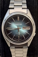 Seiko5 Actus 7009 Japan Made Automatic 21 Jewels Green Sunburst Dial Men’s Watch