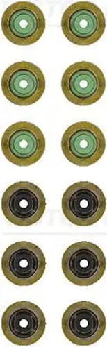 Valve stem seal kit fpm - kit,