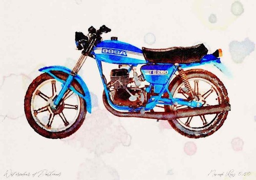 Photo ossa 250te - ossa, 1983