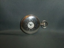 Silver Waltham Half Hunter Pocket Watch Birmingham 1928 Dennison 2oz case