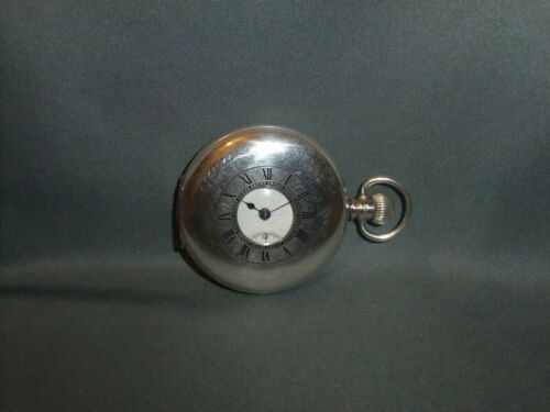 Silver waltham half hunter - waltham,