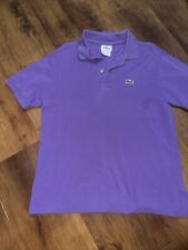 Lacoste Purple Boys T-shirt Age 12 Years