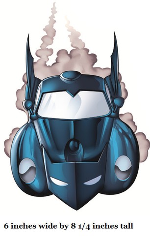 Batmobile peel stick wall - batmobile,
