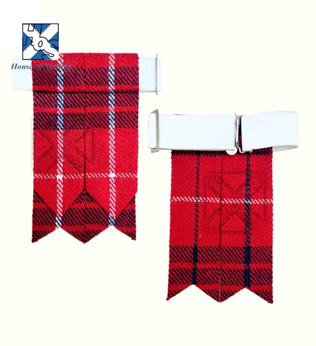 Hamilton red tartan scottish - red,