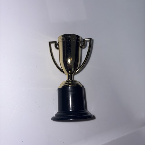 Mini gold trophy with - in.,