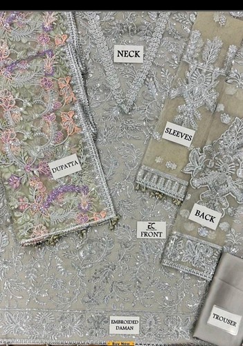 Womens net embriodery asian - net,