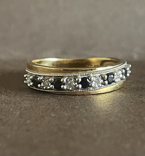 9ct 375 gold sapphire - gold, &