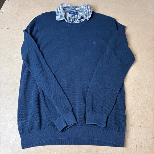 Lincoln blue pique mock - blue,