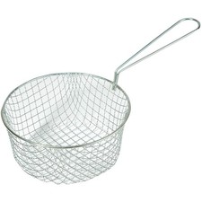 Wire chip basket stainless - 8",
