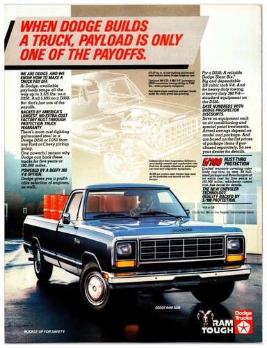 Vintage original 1984 dodge - original,