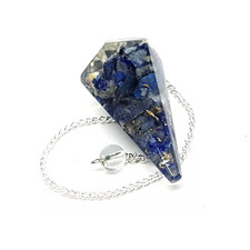 Lapis lazuli pendulum dowser - lapis,