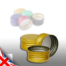 New GOLD Very Good Metal Screw Caps For Glass Bottle 28 mm - HIGH Quality UK Sto