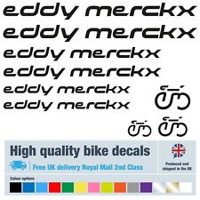 Eddy Merckx bike decals labels